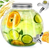Диспенсер для напоїв, Excellent Houseware, Kulka 5.5L зі скляним глечиком і краном — для вечірок та подій