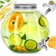 Диспенсер для напоїв, Excellent Houseware, Kulka 5.5L зі скляним глечиком і краном — для вечірок та подій