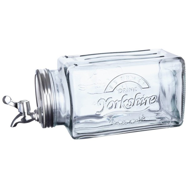 Диспенсер для напоїв Orion 143792, скляний 3.5 л з краном, для холодильника/пікніка