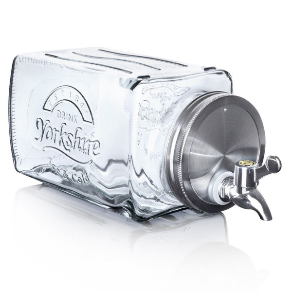 Диспенсер для напоїв Orion 143792, скляний 3.5 л з краном, для холодильника/пікніка