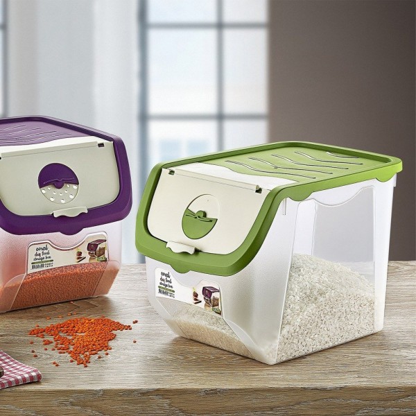 Контейнер ORION 730512-C для зберігання овочів і фруктів, з кришкою, 12 л, чорний (для картоплі та цибулі)