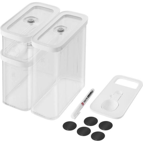 Pojemniki na żywność Zwilling Fresh & Save Cube zestaw plastikowy M szary
