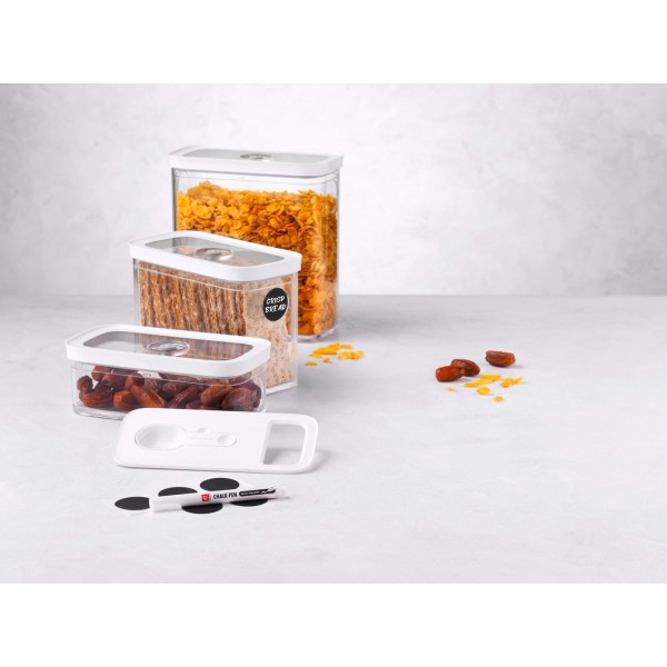Pojemniki na żywność Zwilling Fresh & Save Cube zestaw plastikowy M szary
