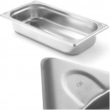 Pojemnik GN 1/3 stalowy Kitchen Line wys. 65 mm - Hendi 806425