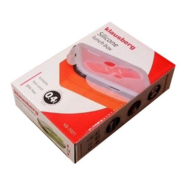 Pojemnik obiadowy Klausberg KB-7021 silikonowy 400 ml 1-komorowy do lunchu