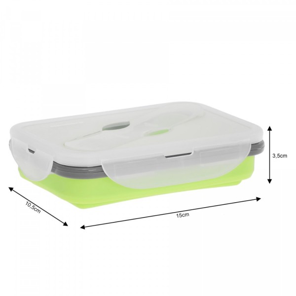 Pojemnik obiadowy Klausberg KB-7021 silikonowy 400 ml 1-komorowy do lunchu