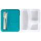 Контейнер для їжі, EXCELLENT HOUSEWARE 229166, ланчбокс 1.3L розділений зі столовими приладами для обіду