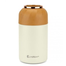 Термос для їжі, TERMOS, E-8248 1050 мл з мискою і складною ложкою, для обідів на роботу/пікнік