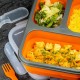 Pojemnik obiadowy Klausberg KB-7024 lunchbox silikonowy 3-komorowy 1100 ml
