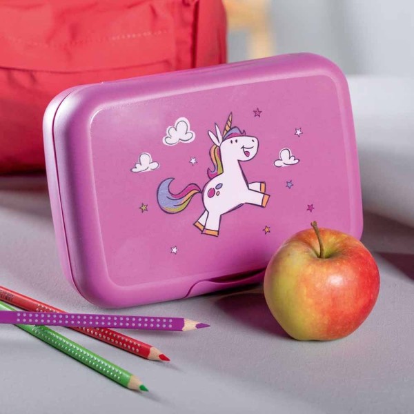 Контейнер Lunch box, Jednorożec, ланч-бокс для школи та пікніку, герметичний