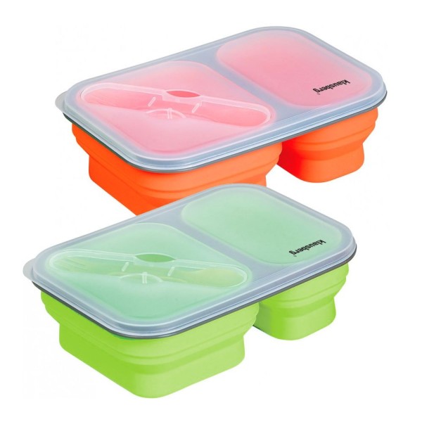 Pojemnik obiadowy Klausberg KB-7023 2-komorowy silikonowy 900 ml