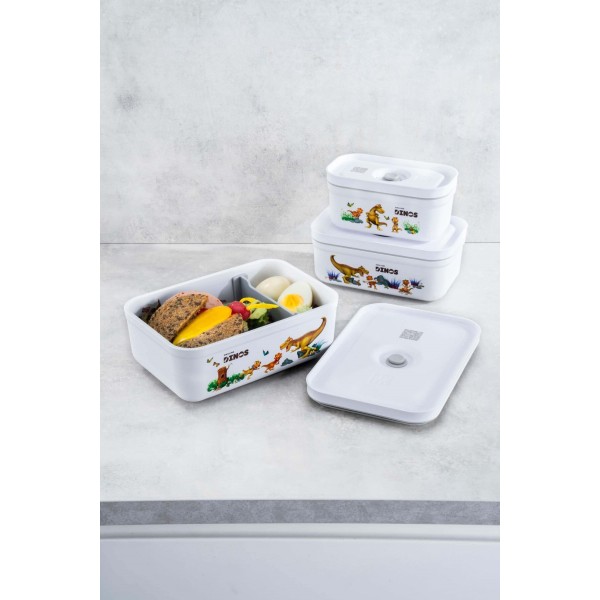 Ланчбокс ZWILLING Fresh & Save Dinos, пластиковий 0.85 л, для зберігання їжі та обідів