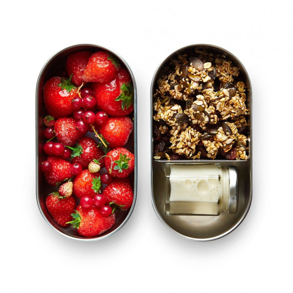 Zestaw pudełek obiadowych BLACK+BLUM BB-Zestaw (2 szt., stalowy, szary)