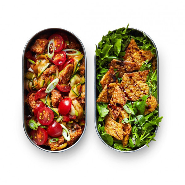 Zestaw pudełek obiadowych BLACK+BLUM BB-Zestaw (2 szt., stalowy, szary)