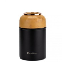 Термос обідній, TERMOS, E-8249 з мискою і складною ложкою, 500 мл — для підігріву та зберігання обіду