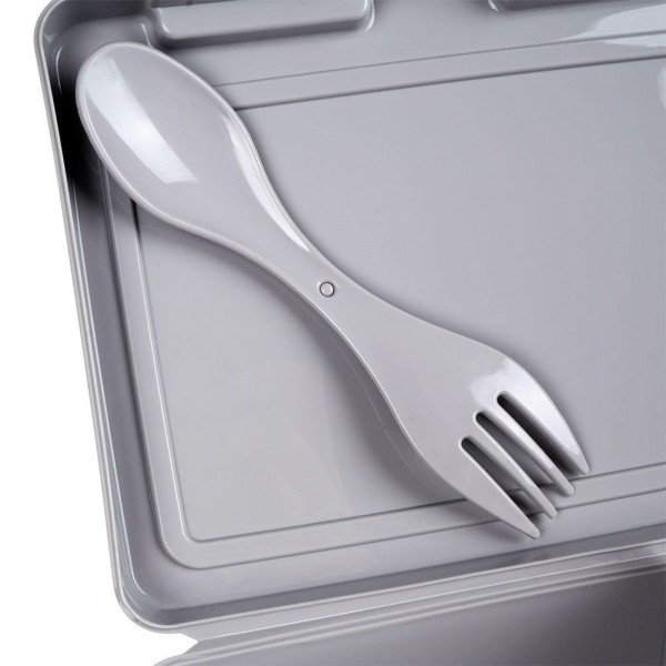 Контейнер для їжі, Orion, SERCE 1L з приборами — ланчбокс для обіду та пікніка, 1 л