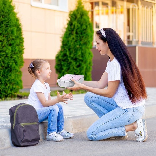 Контейнер для їжі, Orion, SERCE 1L з приборами — ланчбокс для обіду та пікніка, 1 л