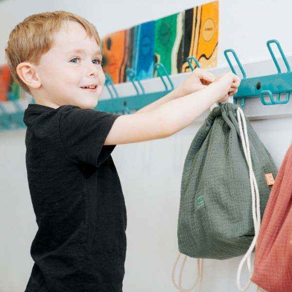 Сумка-холодильник для обіду MONBENTO MB-Lunchbag (зелено-бежевий)