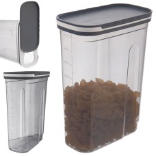 Контейнер для сипких продуктів Orion 127178 GREY 4L — для зберігання борошна, макаронів, рису