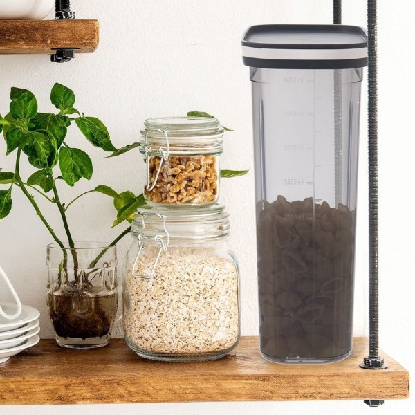 Контейнер для сипких продуктів Orion 127178 GREY 4L — для зберігання борошна, макаронів, рису