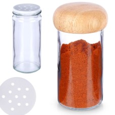 Склянний контейнер Orion 153612 для спецій з ситечком, 80 мл — для зберігання та дозування