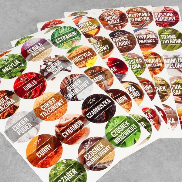 Набір для зберігання спецій, VILDE 24 шт (100 мл скляні баночки + 90 етикеток)