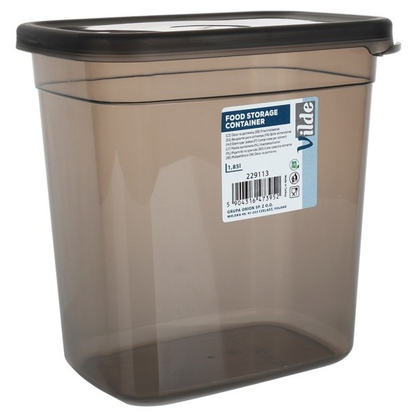 Контейнер для сипучих VILDE 229113, 1.85 л з кришкою — для зберігання борошна, цукру, круп