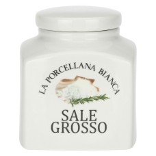 Pojemnik na sól gruboziarnistą La Porcellana Bianca Conserva 1.1 l