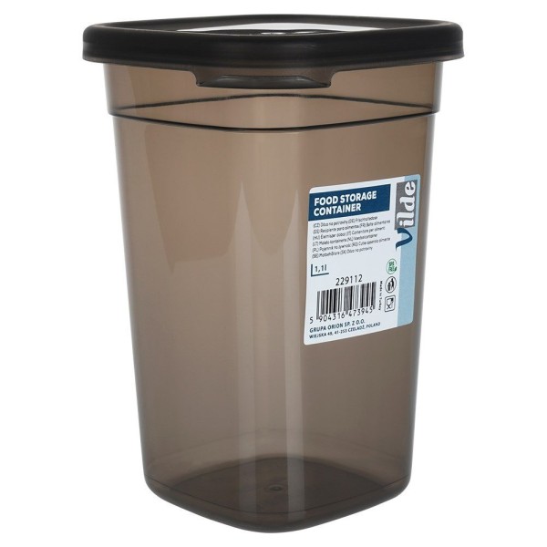 Контейнер для сипких продуктів VILDE 229112, кухня — 1 л, з кришкою (для круп, спецій)