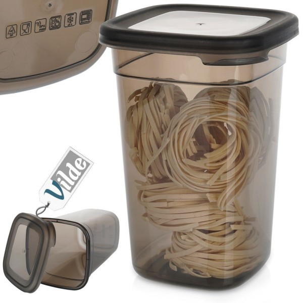 Контейнер для сипких продуктів VILDE 229112, кухня — 1 л, з кришкою (для круп, спецій)