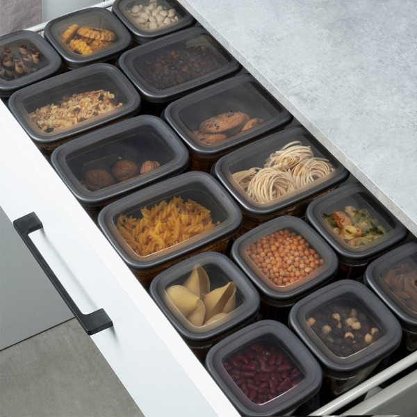 Контейнер для сипких продуктів VILDE 229112, кухня — 1 л, з кришкою (для круп, спецій)