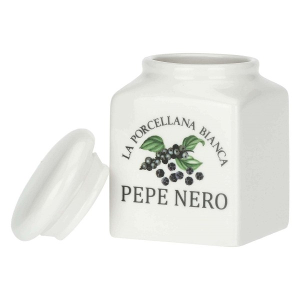 Pojemnik na pieprz La Porcellana Bianca Conserva 175 ml do przechowywania przypraw