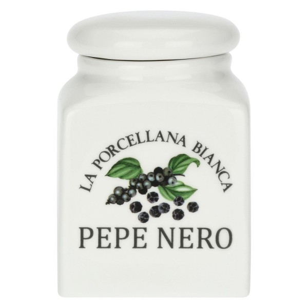 Pojemnik na pieprz La Porcellana Bianca Conserva 175 ml do przechowywania przypraw