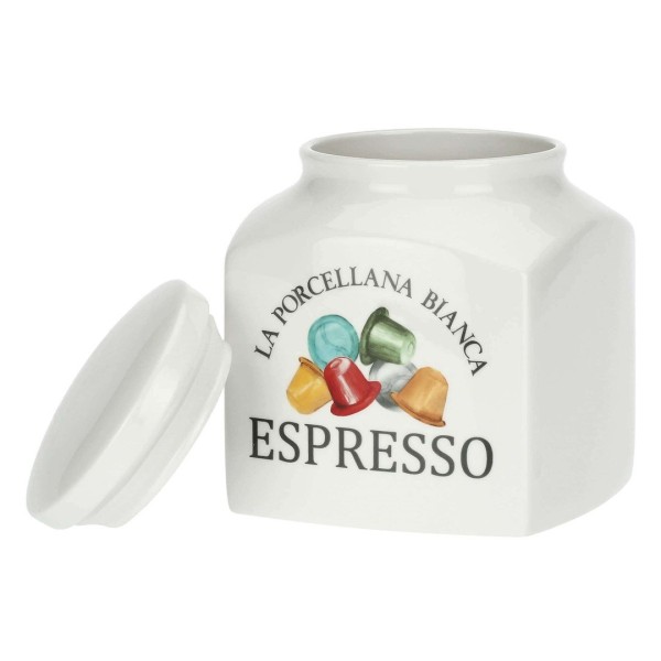 Pojemnik na kapsułki do espresso La Porcellana Bianca Conserva 1,8 l