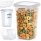 Контейнер для сипучих VILDE 229146, 1 л, з кришкою — для зберігання цукру, солі, макаронів