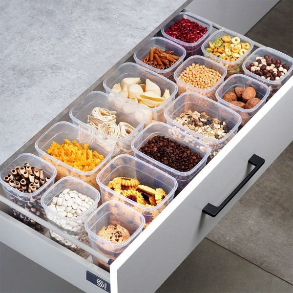 Контейнер для сипучих VILDE 229146, 1 л, з кришкою — для зберігання цукру, солі, макаронів