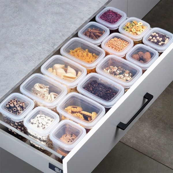 Контейнер для сипучих VILDE 229146, 1 л, з кришкою — для зберігання цукру, солі, макаронів