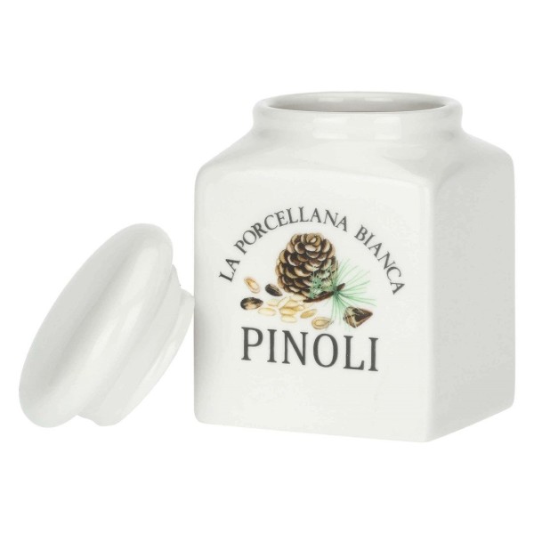 Pojemnik na przyprawy La Porcellana Bianca Conserva 175 ml na orzechy piniowe