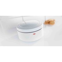 Посудина для хліба, Classic Line, Pojemnik na pieczywo okrągły biały mat, кругла для зберігання хліба на кухні