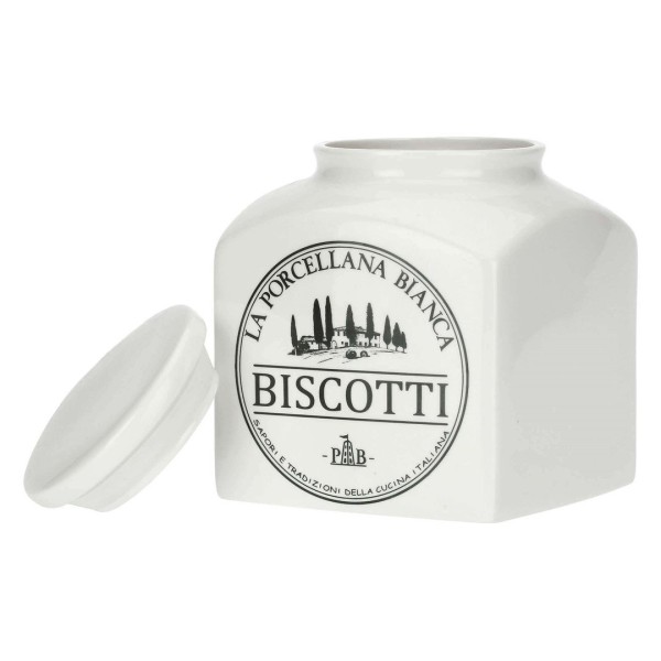Pojemnik na ciastka La Porcellana Bianca Conserva 3,5 l do przechowywania żywności