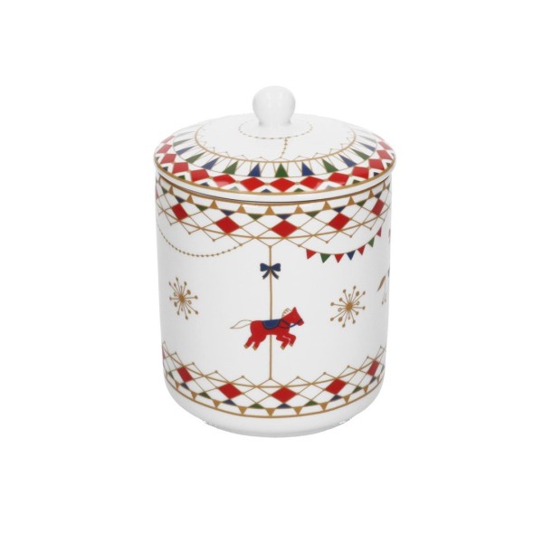 Pojemnik na ciastka Rose&Tulipani Xmas Carousel 400 ml do przechowywania żywności