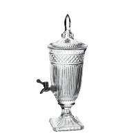 Скляний кухонний слоїк Modern Kitchen з краном 2 л для зберігання напоїв