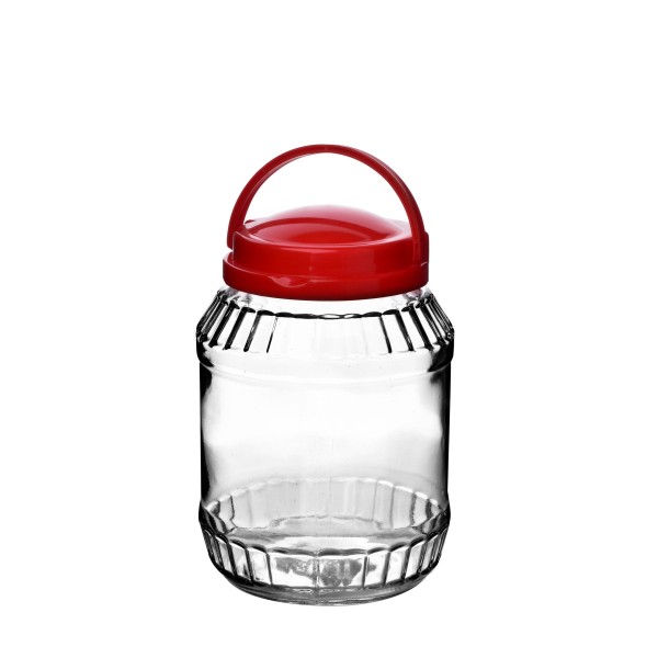 Słoik kuchenny Basic Kitchen 2,0L z uchwytem 14x21,5 cm