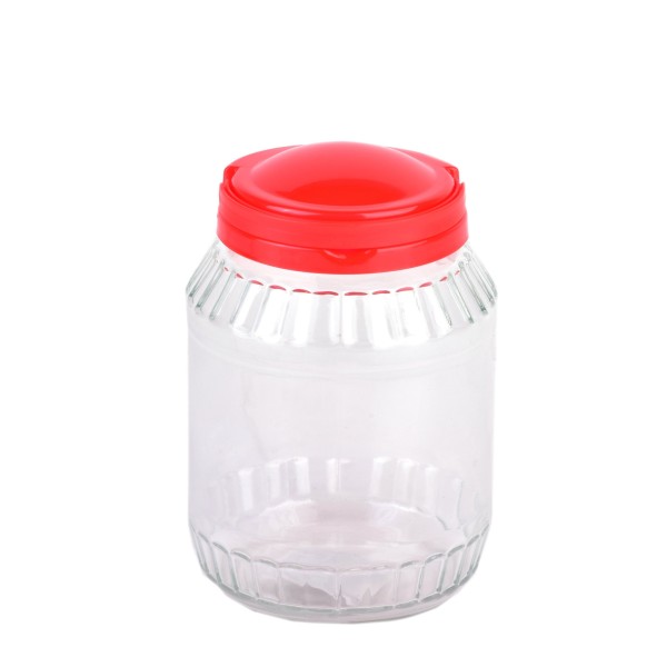 Słoik kuchenny Basic Kitchen 2,0L z uchwytem 14x21,5 cm