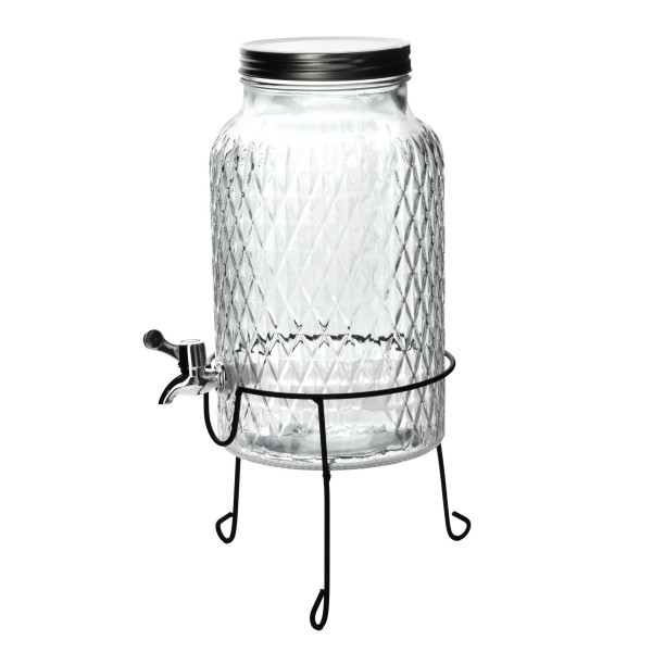 Słoik kuchenny Modern Kitchen z kranikiem 6L do przechowywania napojów