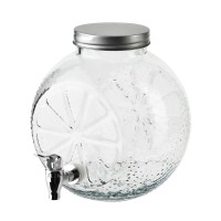 Słoik kuchenny Modern Kitchen szklany z kranikiem 5L do przechowywania napojów