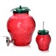 Szklany kubek Modern Kitchen 450 ml ze szklaną słomką do napojów