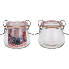 Słoik kuchenny szklany 400 ml 11,7x10,5 cm do przechowywania żywności