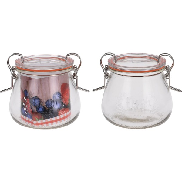 Słoik kuchenny szklany 400 ml 11,7x10,5 cm do przechowywania żywności
