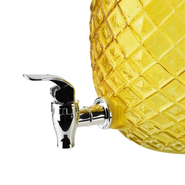 Słoik kuchenny Modern Kitchen Mananas 4L z kranikiem do przechowywania napojów